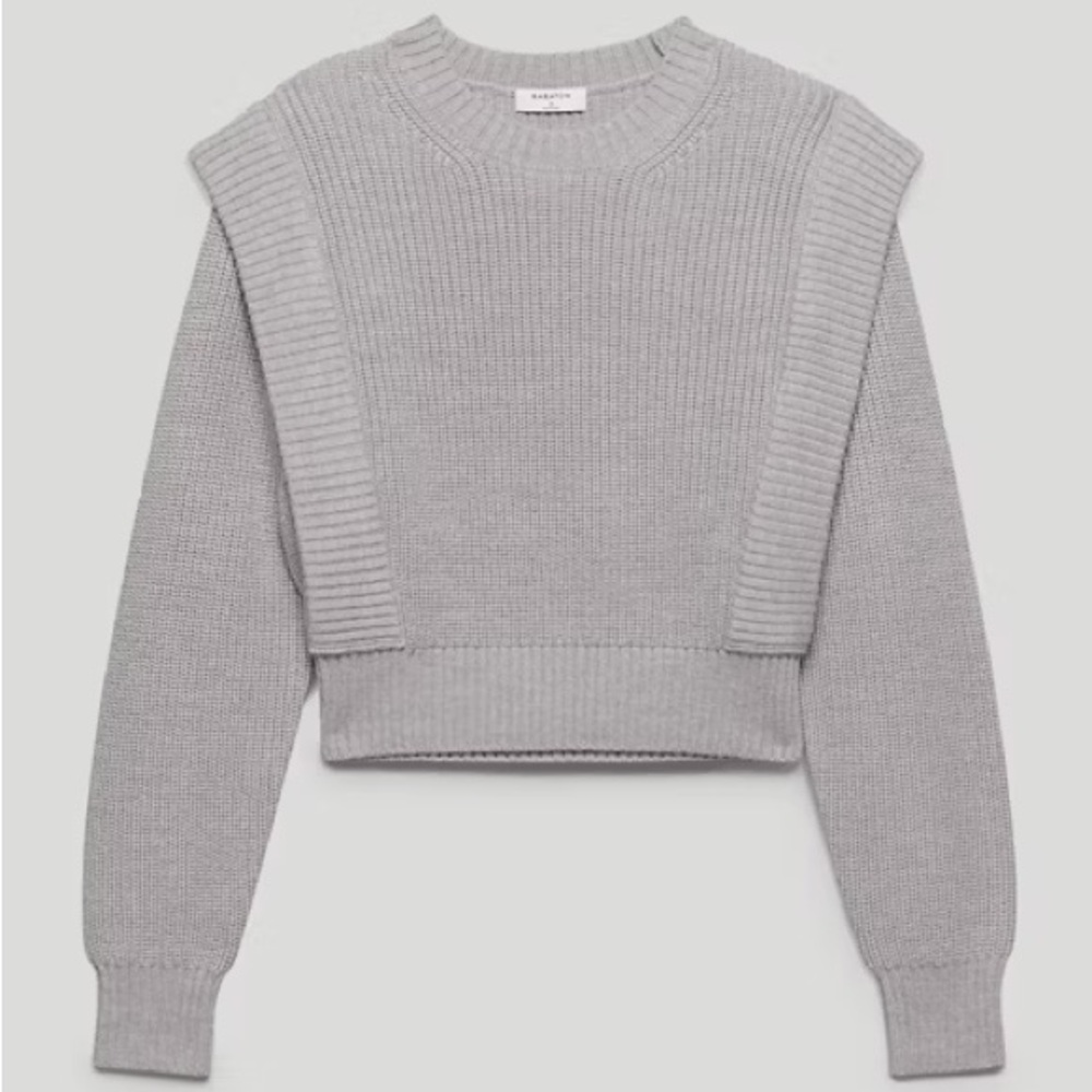 Aritzia - Babaton Grazia Sweater - Heather Opal Grey (US Small)